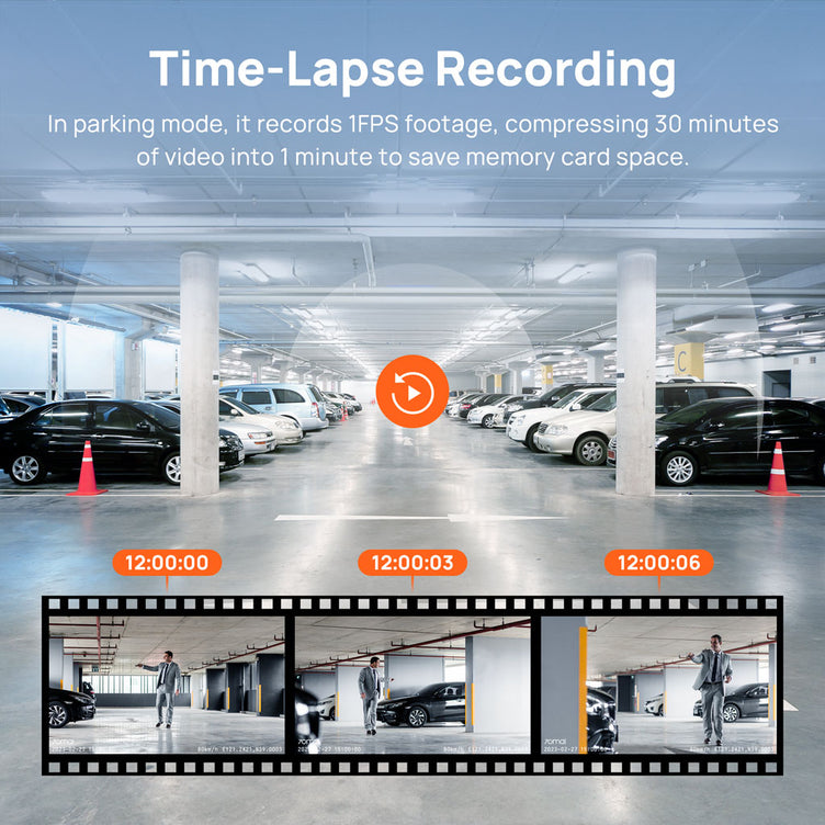 70mai Dashcam 3 - time lapse recording