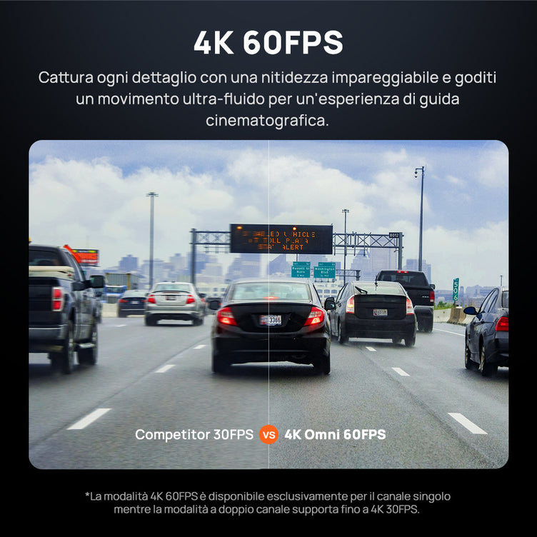70mai Dashcam 4K Omni-4K 60FPS