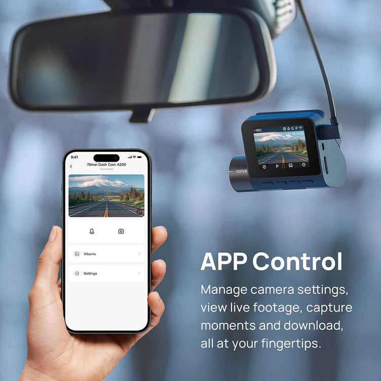 70mai Dashcam A200 - app