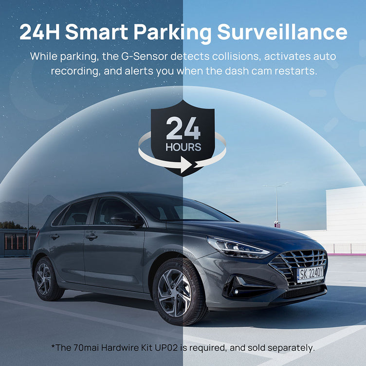 70mai Dashcam A200 - parking surveillance