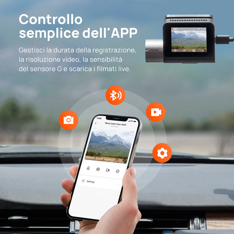 70mai Dashcam A510 - APP