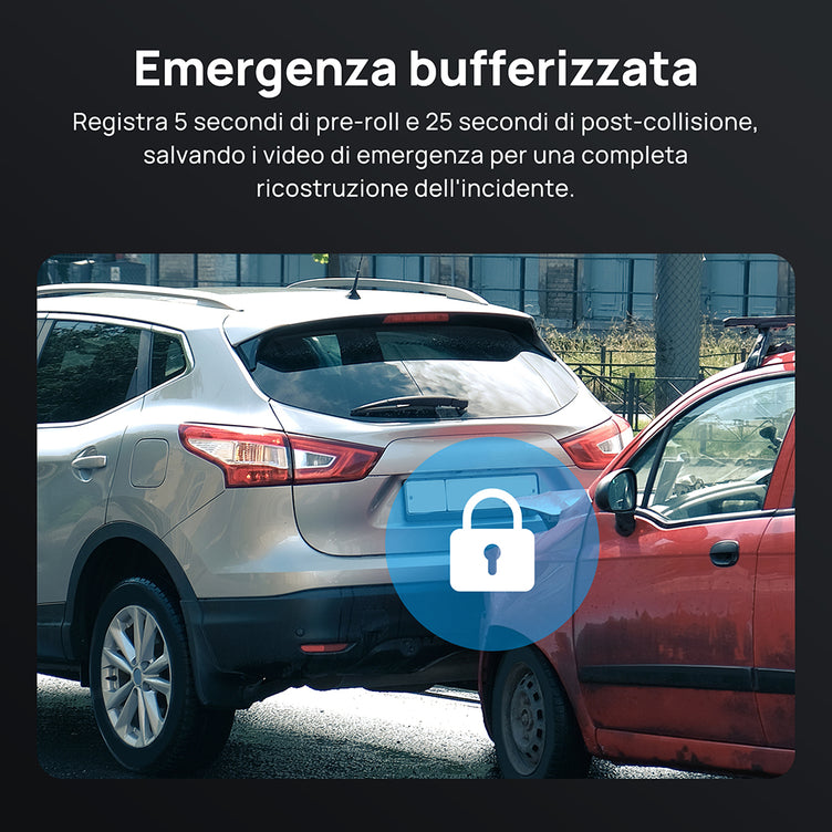70mai Dashcam A510 - Emergency recording