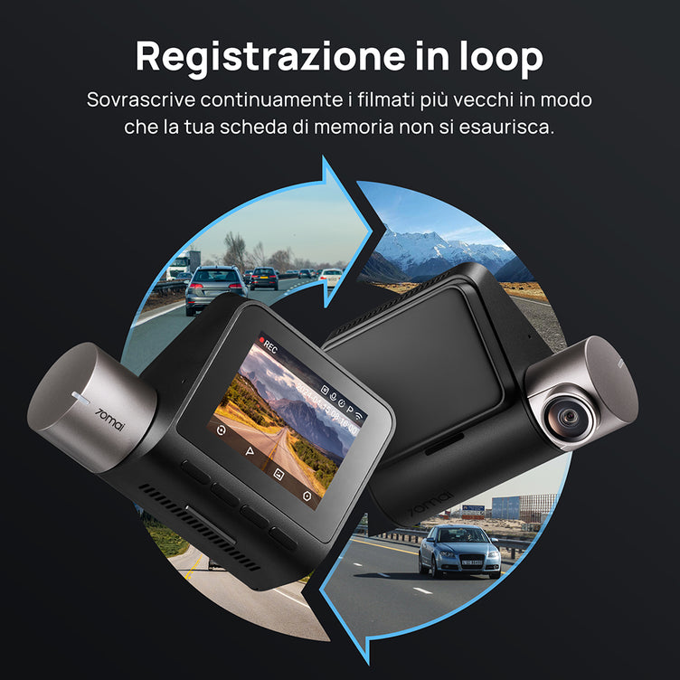 70mai Dashcam A510 - loop recording
