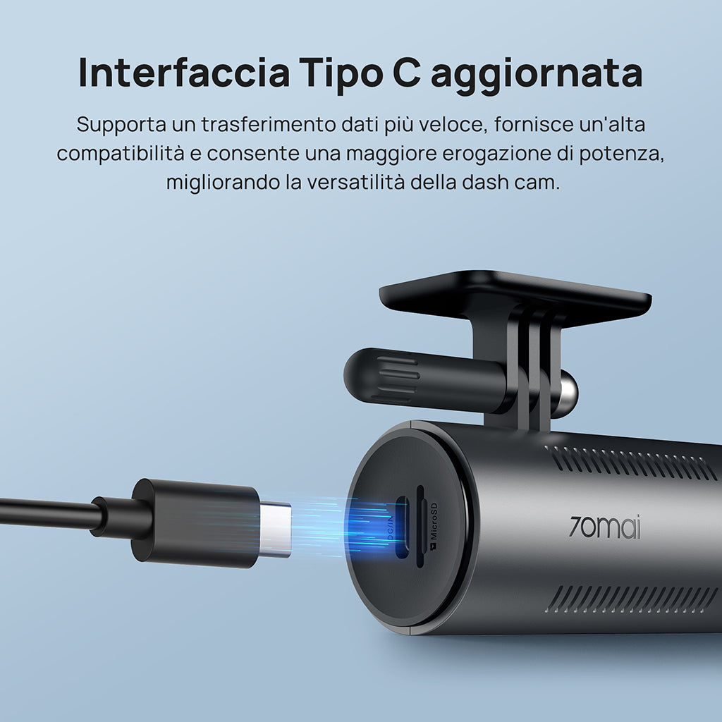 70mai Dashcam M310 - support typeC