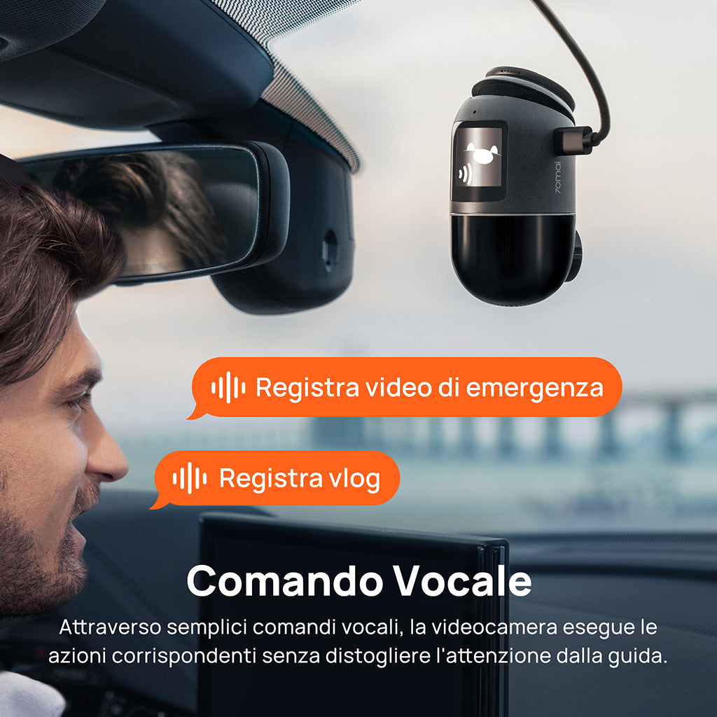 70mai Dashcam Omni - voice control