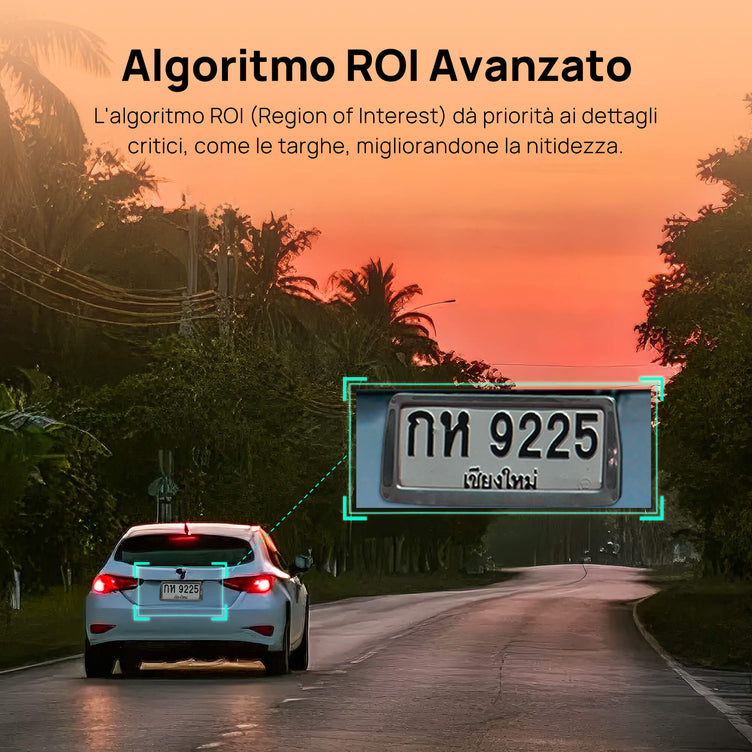 70mai Dash Cam 4K A810S con Sony STARVIS 2 IMX678, ottimizzazione delle targhe, registrazione di emergenza in buffer, supercondensatore e 4G LTE
