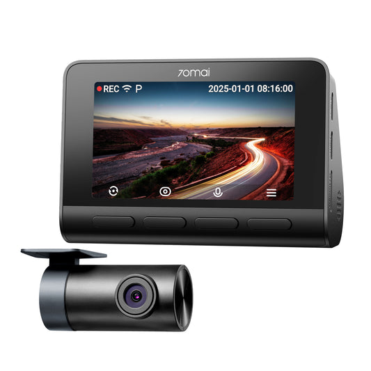 70mai Dash Cam 4K A810S with Sony STARVIS 2 IMX678, License Plate Enhancement, Buffered Emergency Record, Supercapacitor & 4G LTE