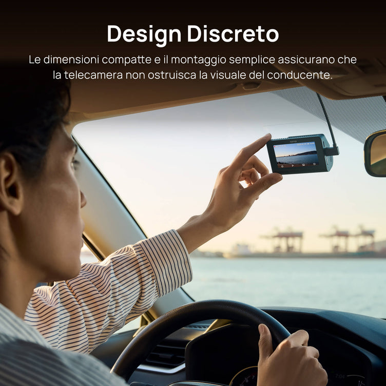 70mai Dash Cam 4K A810S con Sony STARVIS 2 IMX678, ottimizzazione delle targhe, registrazione di emergenza in buffer, supercondensatore e 4G LTE